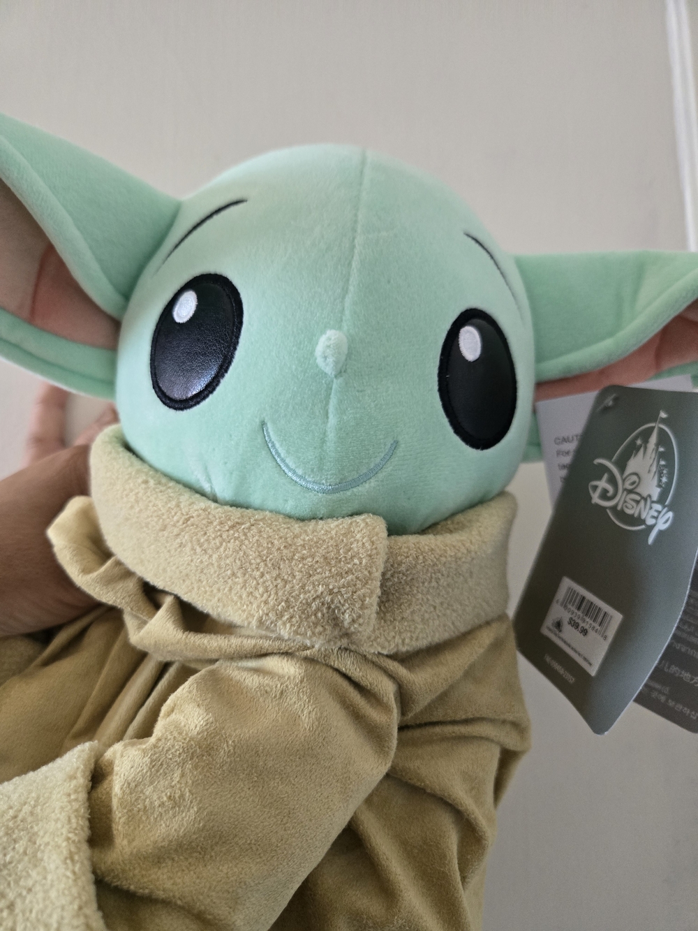 Disney The Child (Grogu) Plush - Mint Green & Tan